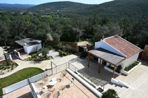 Vue aérienne terrasse Penedo do bufo